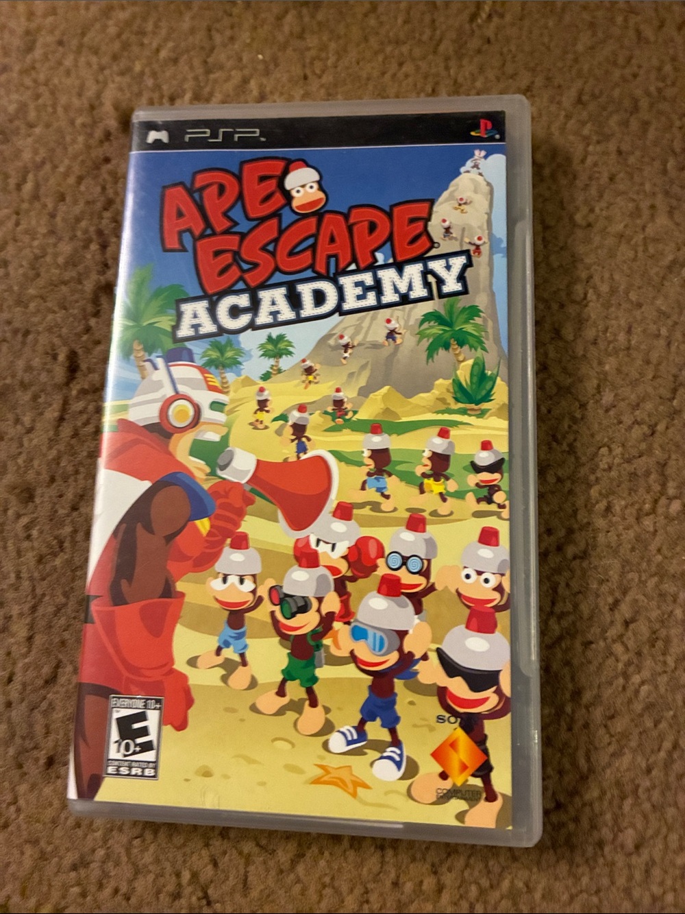 Sony Ape Escape Academy PSP Game - Blue & Yellow Cover